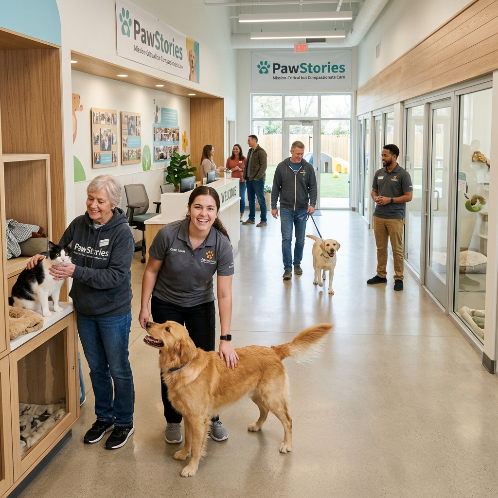Professional animal shelter environment